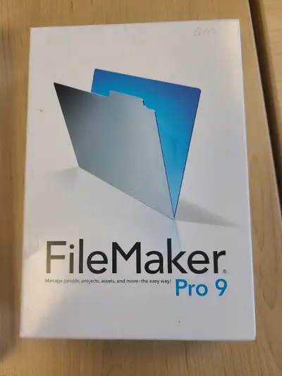Filemaker Pro 7- 2 copies available Filemaker Pro 9-1 copy available $10 each