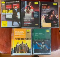 DEUTSCHE GRAMMOPHON classical DVDs, Lang Lang, Beethoven + Opera