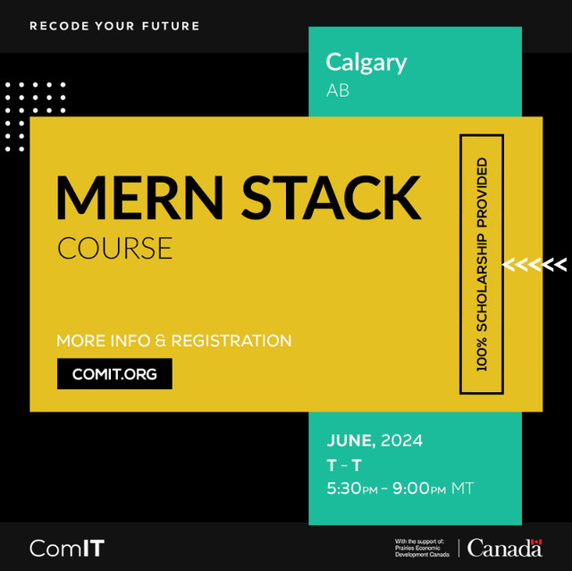 Free online course on MERN Stack in Classes & Lessons in Calgary