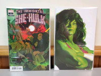 Immortal She-Hulk 1 variants X2 high grade comics  check picture