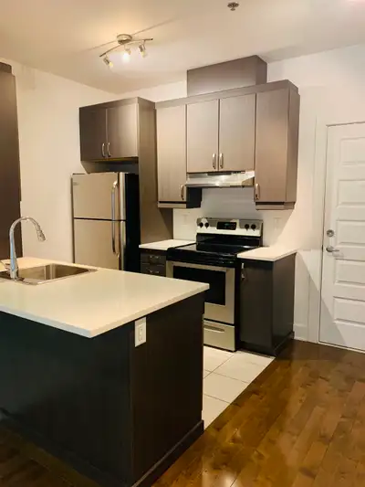 Découvrez ce magnifique condo (spacieux studio avec un stationnement dans le garage intérieur valeur...