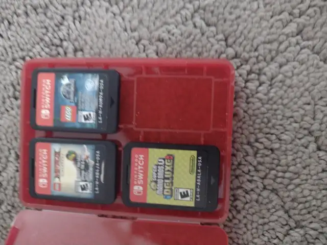 Nintendo switch with headset pro controller 5 games and micro sd63234727248385123