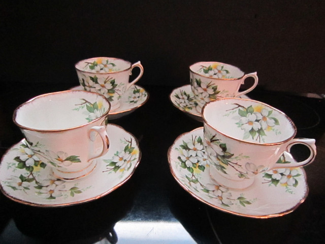 Royal Albert WHITE DOGWOOD fine bone china in Arts & Collectibles in Bathurst