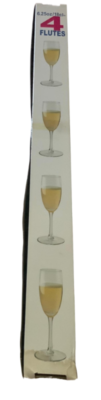4 Champagne Flutes 6.25 ounce, View more