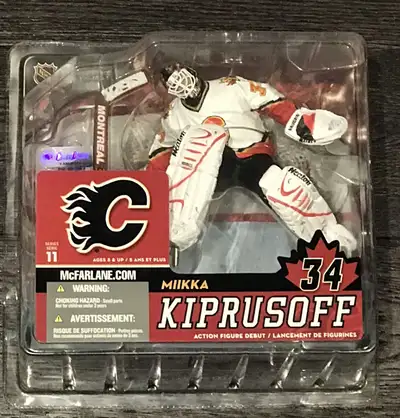 McFarlane Mikka Kiprusoff フィギュア 34 McFarlane Mikka Kiprusoff