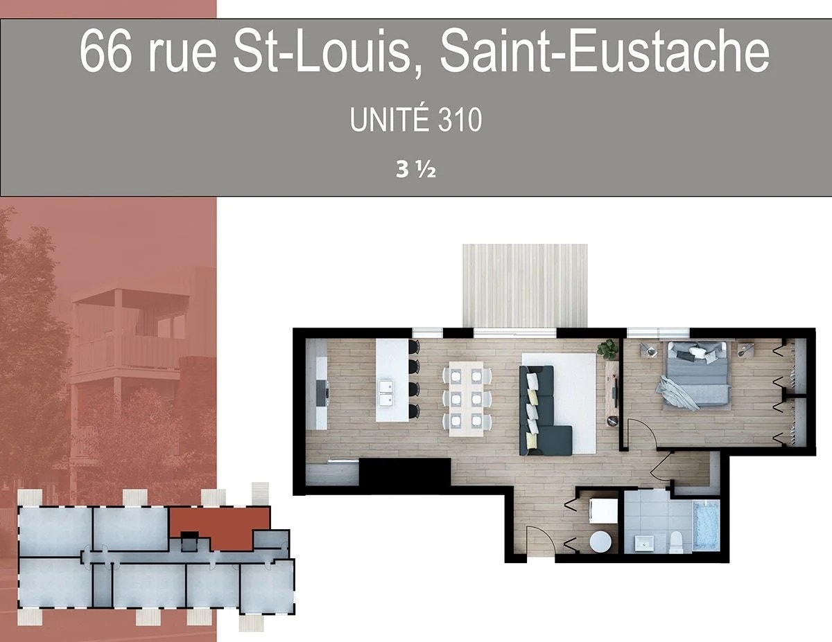 Appartements 3½ et 4 ½ à louer – Construction neuve St-Eustache — photo 3