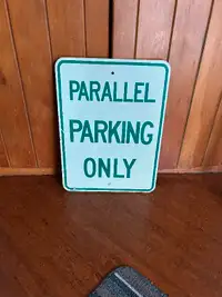 Vintage Parallel Parking Sign