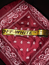 Off white belt for low