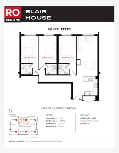 Room Available for rent. Rez-One Blair House ( 256 Phillip St, Waterloo, ON N2L 6B6) Waterloo, Ontar...
