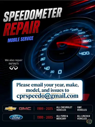 Speedometer repairs/ instrument clusters, View more