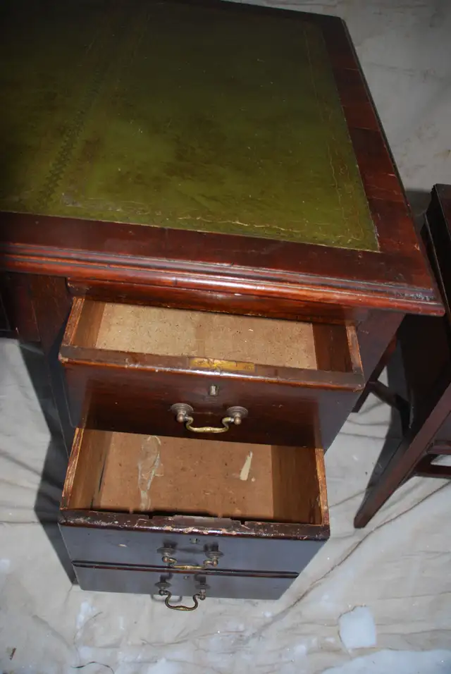 Antique wooden Liberty Cabinet and Liberty Desk in Hutches & Display Cabinets in Edmonton - Image 8