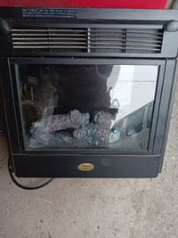 18" X 18"electric fireplace insert