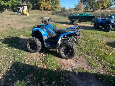 2018 scrambler 850 ho, winch is broken and seats ripped, either then that it works great. Im the onl...
