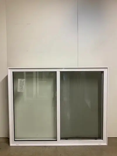 10704CP Fenêtre Coulissante PVC Blanc 1 sect 2 ouvr 59 3/4 x 48, View more