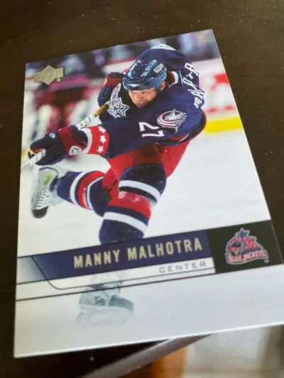 Manny Malhotra hockey card, View more