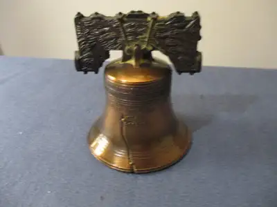 VINTAGE BRASS PHILADELPHIA LIBERTY BELL-UNIQUE & COLLECTIBLE!, View more