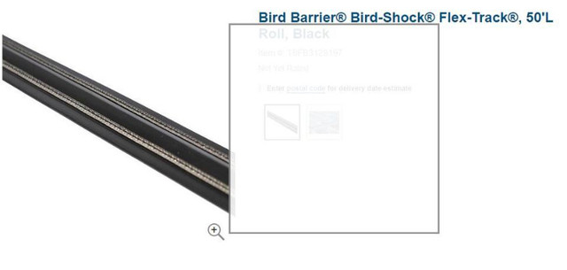 Bird Barrier Bird-Shock Flex-track 90 ft black in Other in Saint-Jean-sur-Richelieu - Image 2