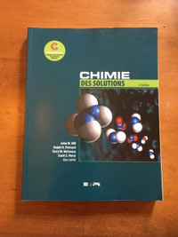 Manuel Chimie des solutions 2ème édition, Hill et Petrucci