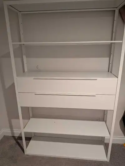 IKEA Fjalkinge Shelving unit with 2 drawers, View more