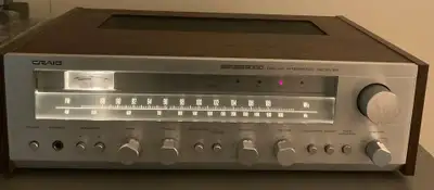 retro Craig series 500 deluxe integrated stereo hifi receiver, View more