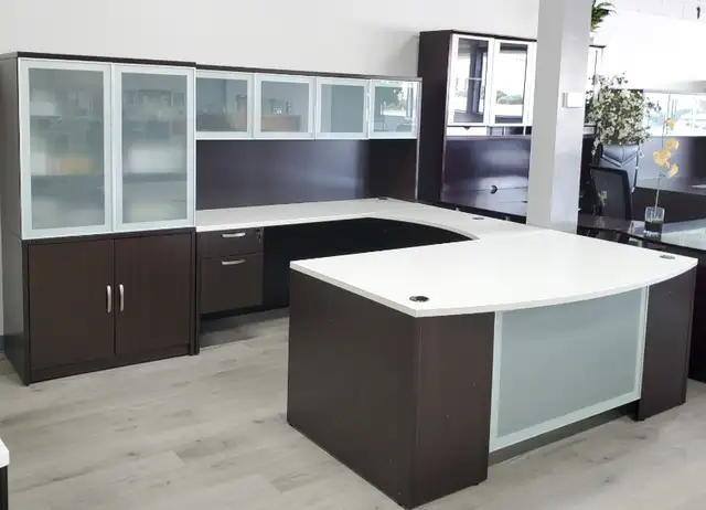 ***Two Tone U-Shape Executive Desk From $1449*** in Desks in City of Toronto - Image 6