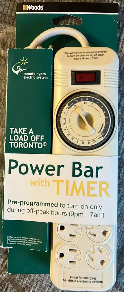 Woods Power Bar with Timer (New), View more