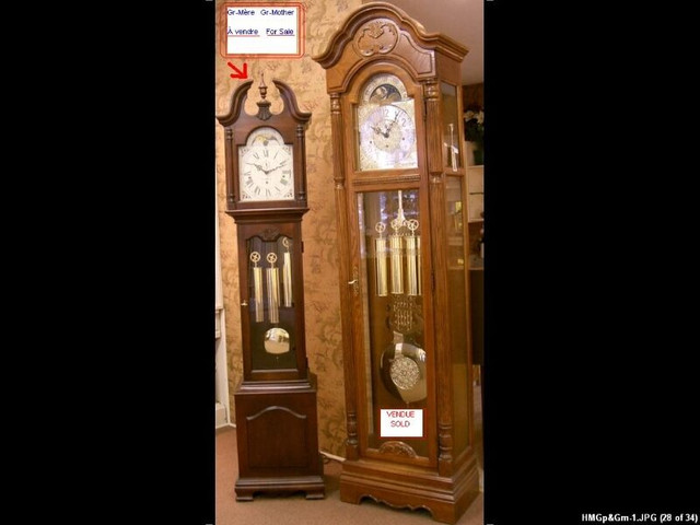 Horloge de parquet Gr-Mère Gr-Mother floor clock dans Buffets et vaisseliers  à Ville de Montréal - Image 2