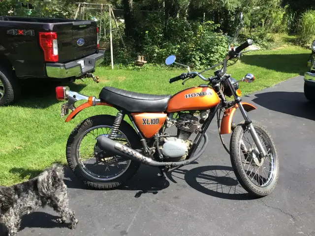 1974 Honda Motorcycle XL100 in Street, Cruisers & Choppers in Kitchener / Waterloo - Image 8