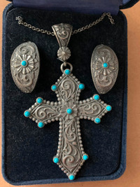 Necklace, Earrings by Montana Silversmiths : NEW : Box included