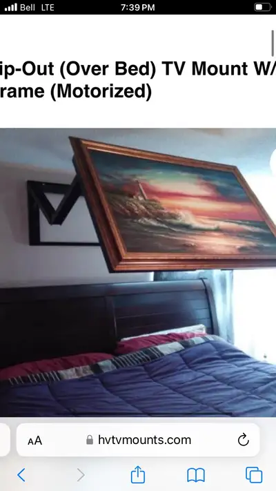 Hidden Vision TV Mount - TV mount bedroom, View more