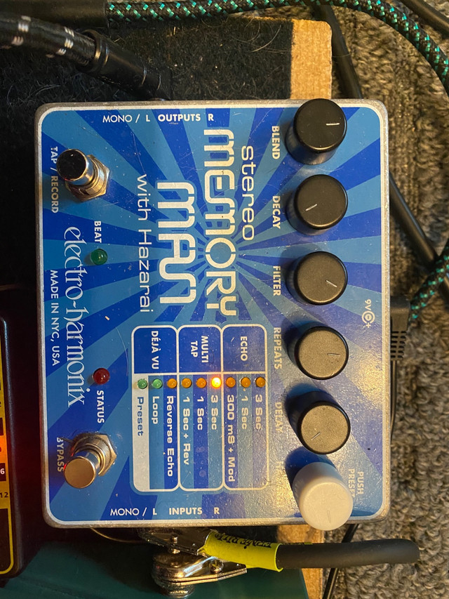 Stereo memory man guitar pedal in Amps & Pedals in Strathcona County