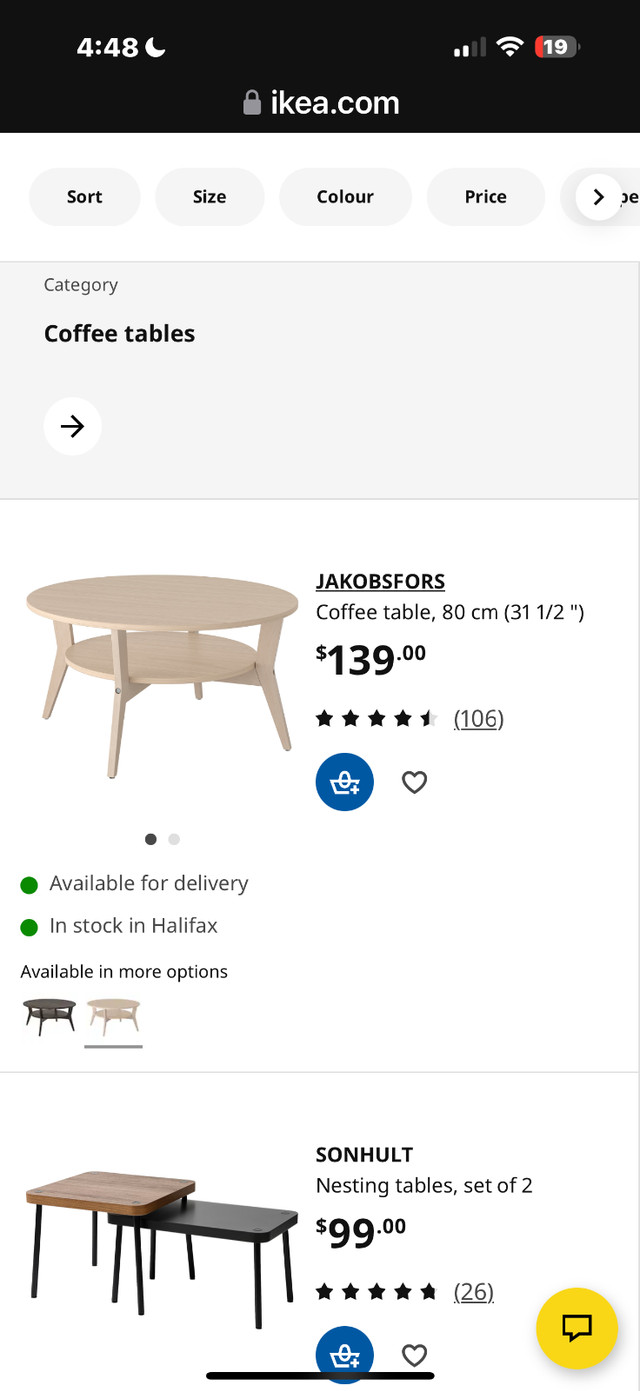 New coffee table. IKEA comes assembled in Other Tables in St. Catharines - Image 4