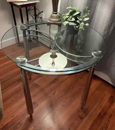 glass end tables, View more