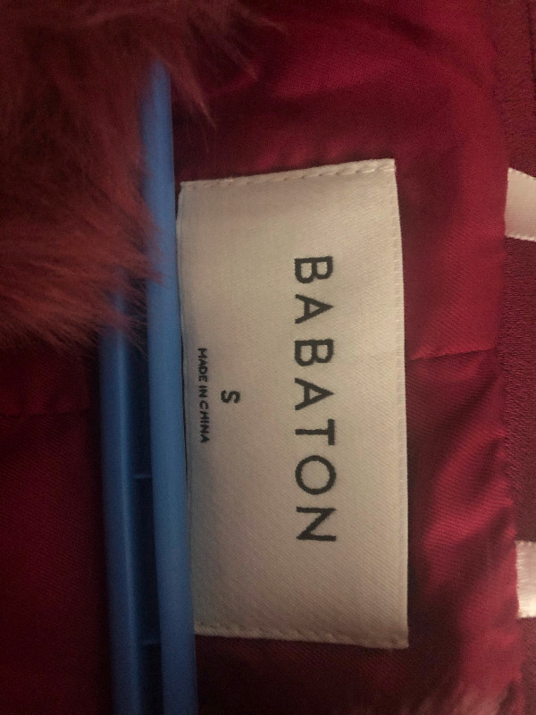 Babaton Special Occasion Fur coat - size small in Women's - Tops & Outerwear in Calgary