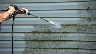 Pressure washing 