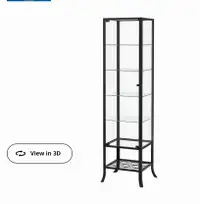Ikea Klingsbo glass cabinet