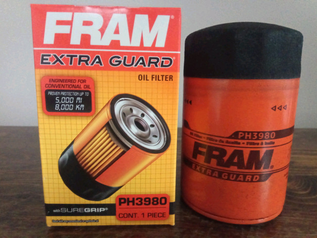 Fram PH3980 extra guard oil filters in Engine & Engine Parts in Chatham-Kent