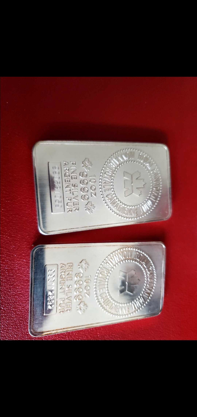 Wanted: 1 ounce,5 ounce,10 ounce silver bullion  in Arts & Collectibles in Thunder Bay