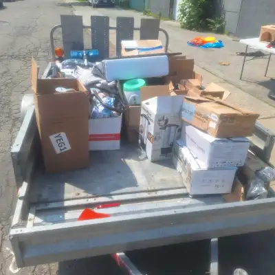 I have a trailer full of various items (NOT THE TRAILER)available for sale. Given that the items are...