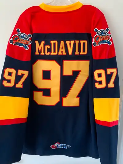 Connor Mcdavid Erie Otters Jersey Blue (Brand New) XL, View more