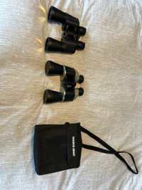  Binoculars with Case & One with Lens Cover (Negotiable Price)