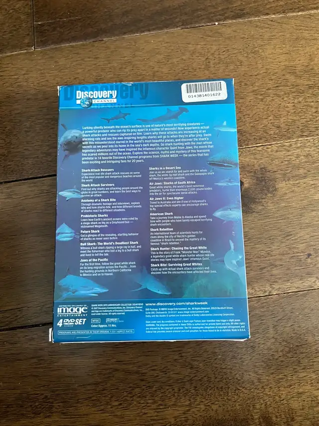 Discovery Channel Shark Week DVD in CDs, DVDs & Blu-ray in Markham / York Region - Image 3