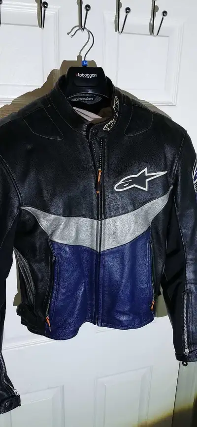 Alpine stars leather jacket, View more