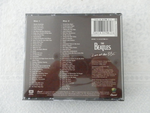 Boîtier 2 CDs - The Beatles live at the BBC / 2 CDs set dans CD, DVD et Blu-ray  à Laval/Rive Nord - Image 2