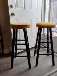 STURDY REAL WOODEN STOOLS