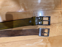 Men’s leather belts