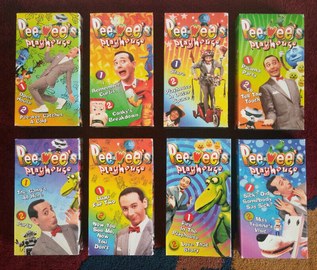 PEEWEE'S PLAYHOUSE SERIES Vintage VHS '80s Volumes 1-8 EXCELLENT in CDs, DVDs & Blu-ray in Oakville / Halton Region - Image 4