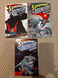 SUPERMAN: THE DOOMSDAY WARS #1,2,3 Complete Set DC 1998  NM