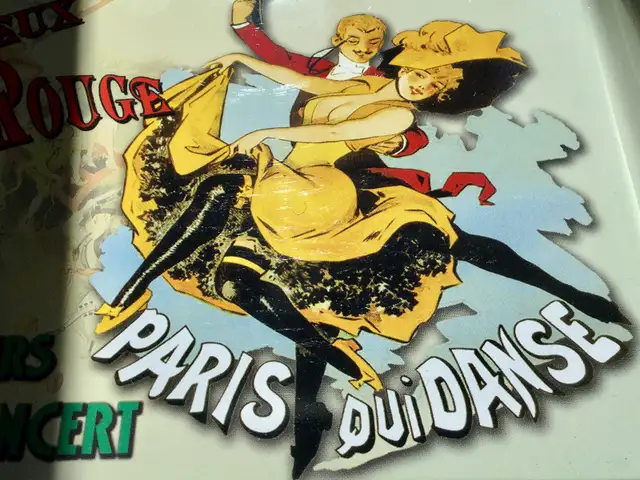 PLATEAU STYLE VINTAGE MOULIN ROUGE METAL TRAY FRANCE PARIS62863733629059121