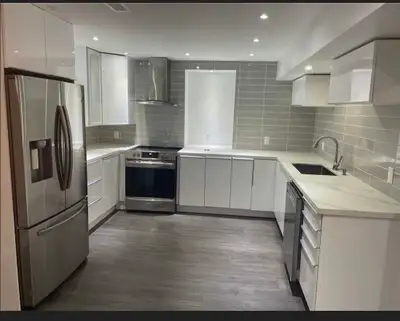 2 bedroom and one bathroom basement for rent in Bowmanville (close to high way 401) Close to school,...